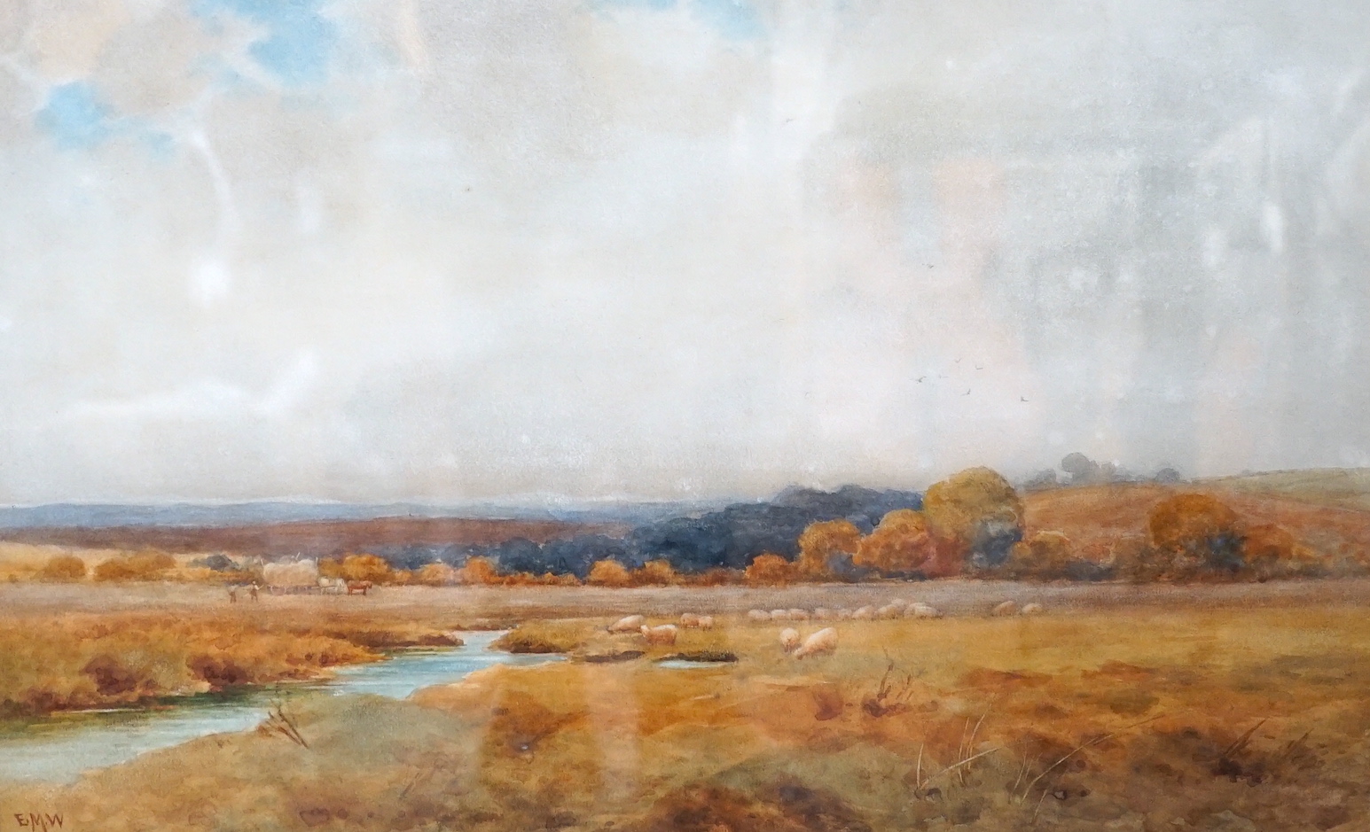 Edmund Morison Wimperis (1835-1900), watercolour, 'Broadwater near Worthing, Sussex', initialled, 36 x 52cm